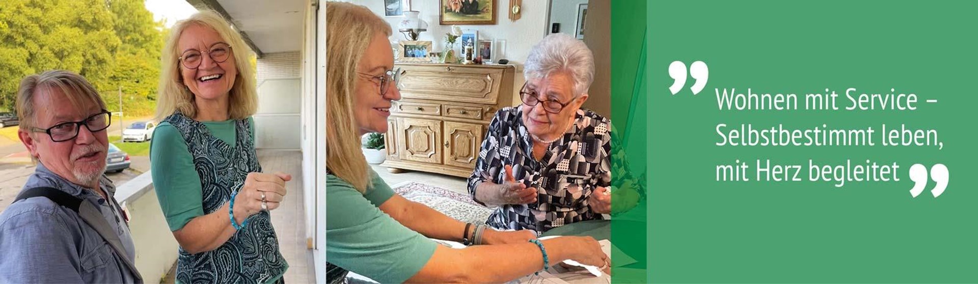 Ältere Dame in der Beratung